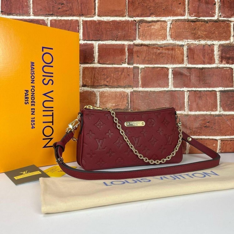 LOUİS VUİTTON LİV POCHETTE BORDO